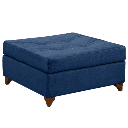 Puff Otomano Qatar Azul