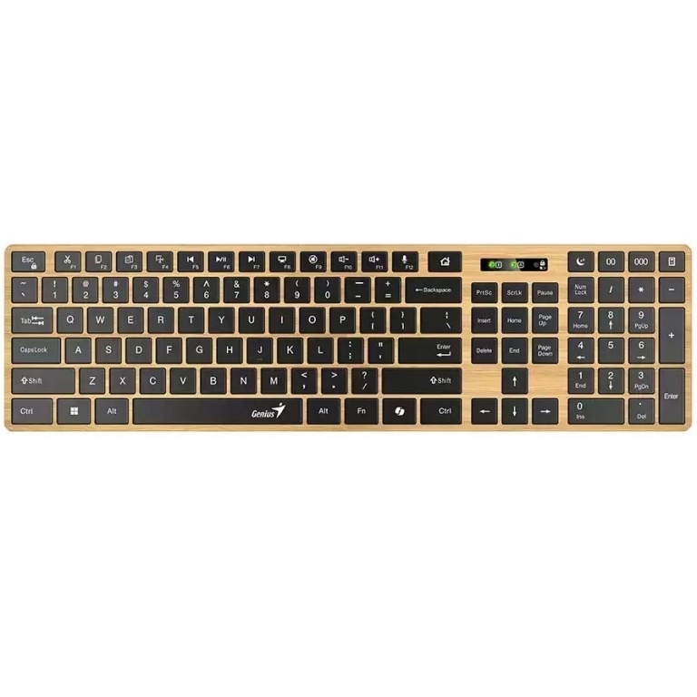 Teclado Genius SlimStar 7250BT madera Bluettoth